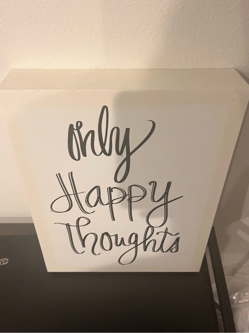 ‘Only Happy Thoughts’ Wall Art
